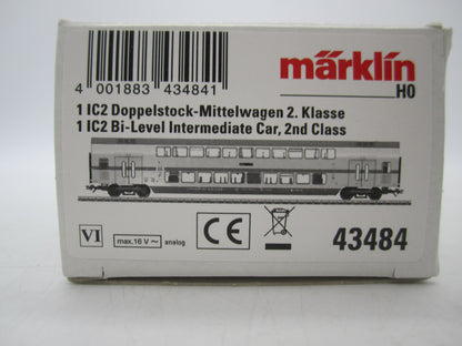 Märklin H0 - 43484 - Dubbeldekker rijtuig IC2 2e klas, met verlichting van de DB