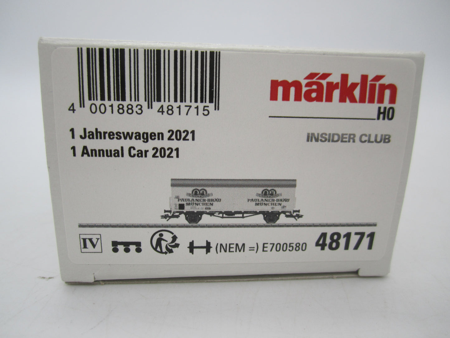 Märklin H0 - 48173 - Bierwagen "Paulaner-Bräu München" van de DB - Insider