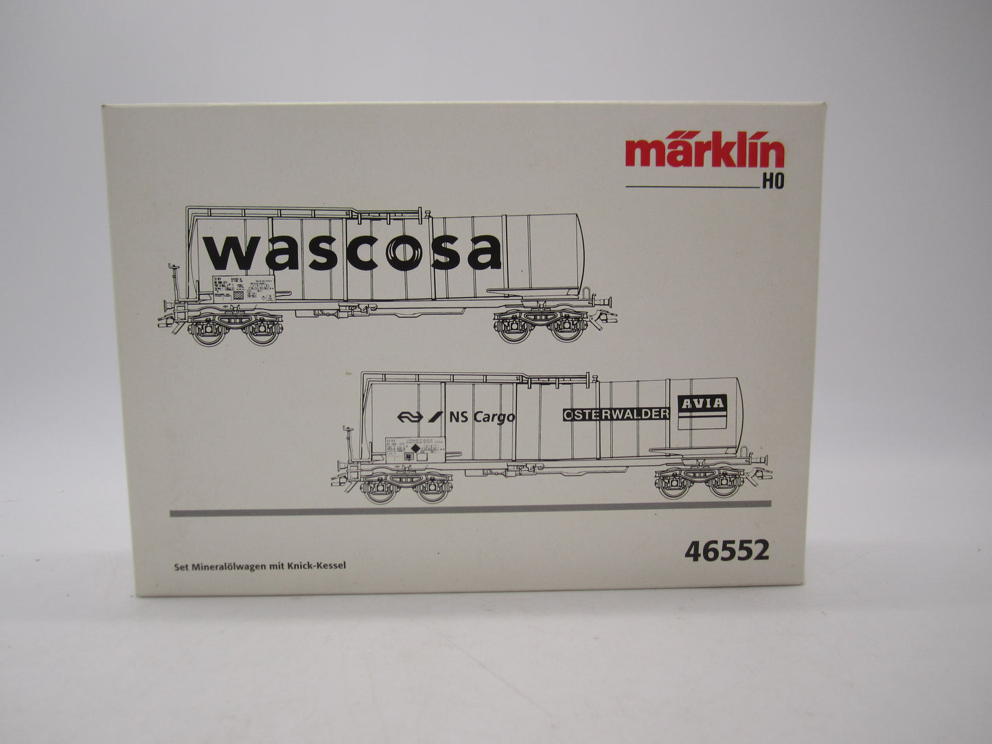 Märklin H0 - 46552 - 2-delige set ketelwagens "NS Cargo" van de SBB-CFF