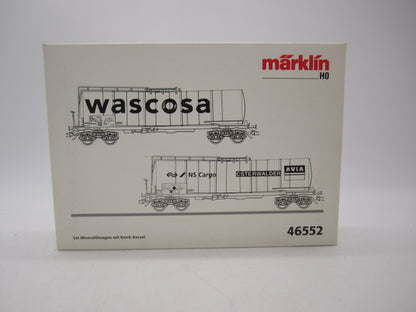 Märklin H0 - 46552 - 2-delige set ketelwagens "NS Cargo" van de SBB-CFF