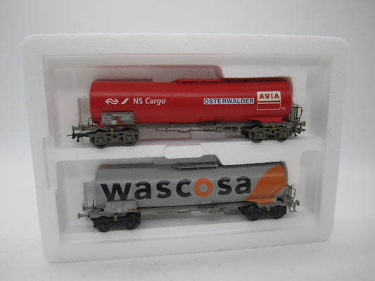 Märklin H0 - 46552 - 2-delige set ketelwagens "NS Cargo" van de SBB-CFF