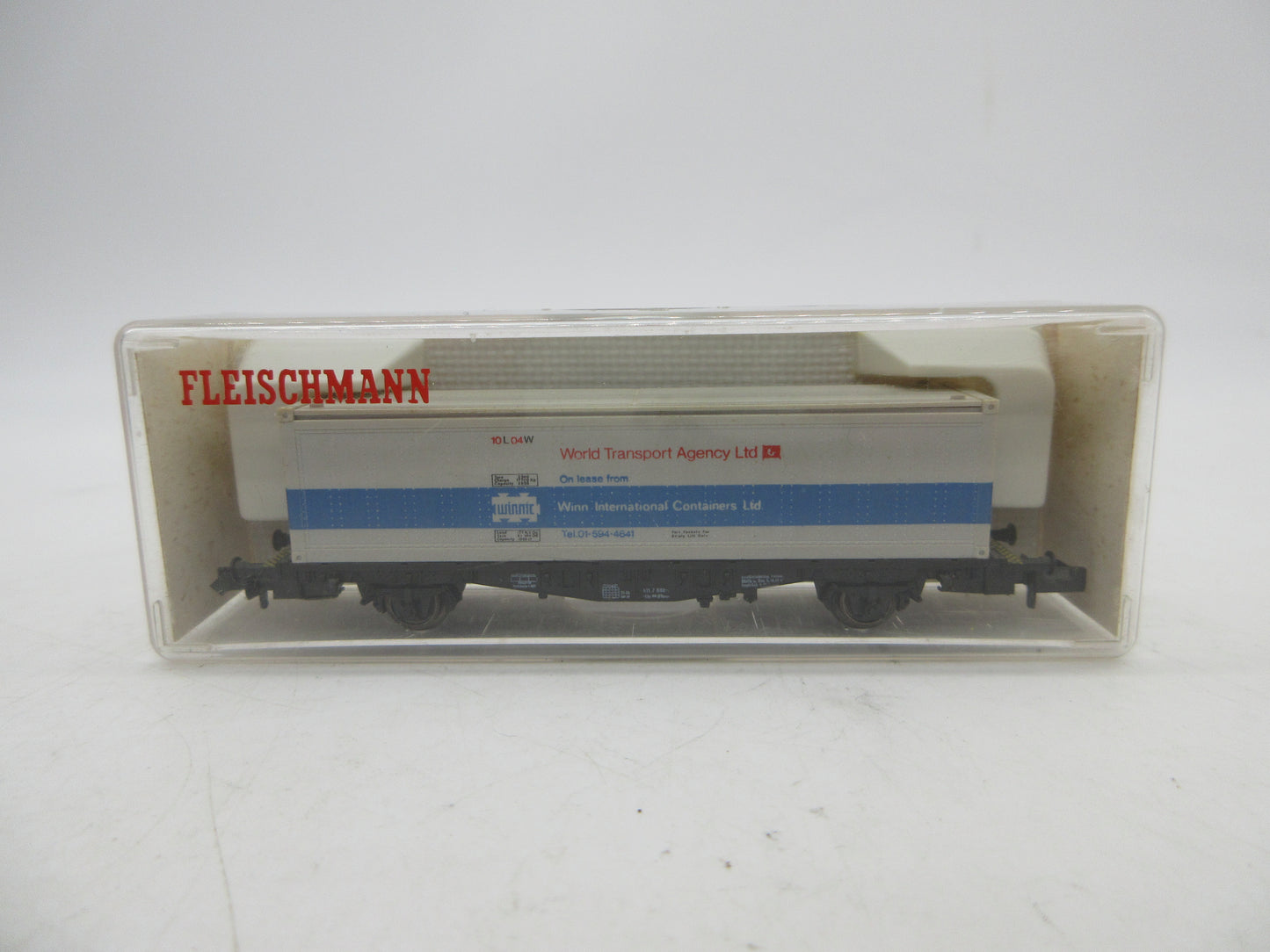 Fleischmann N - 8242 - Containerwagen van de DB