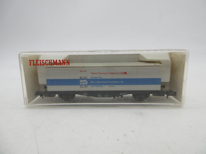 Fleischmann N - 8242 - Containerwagen van de DB