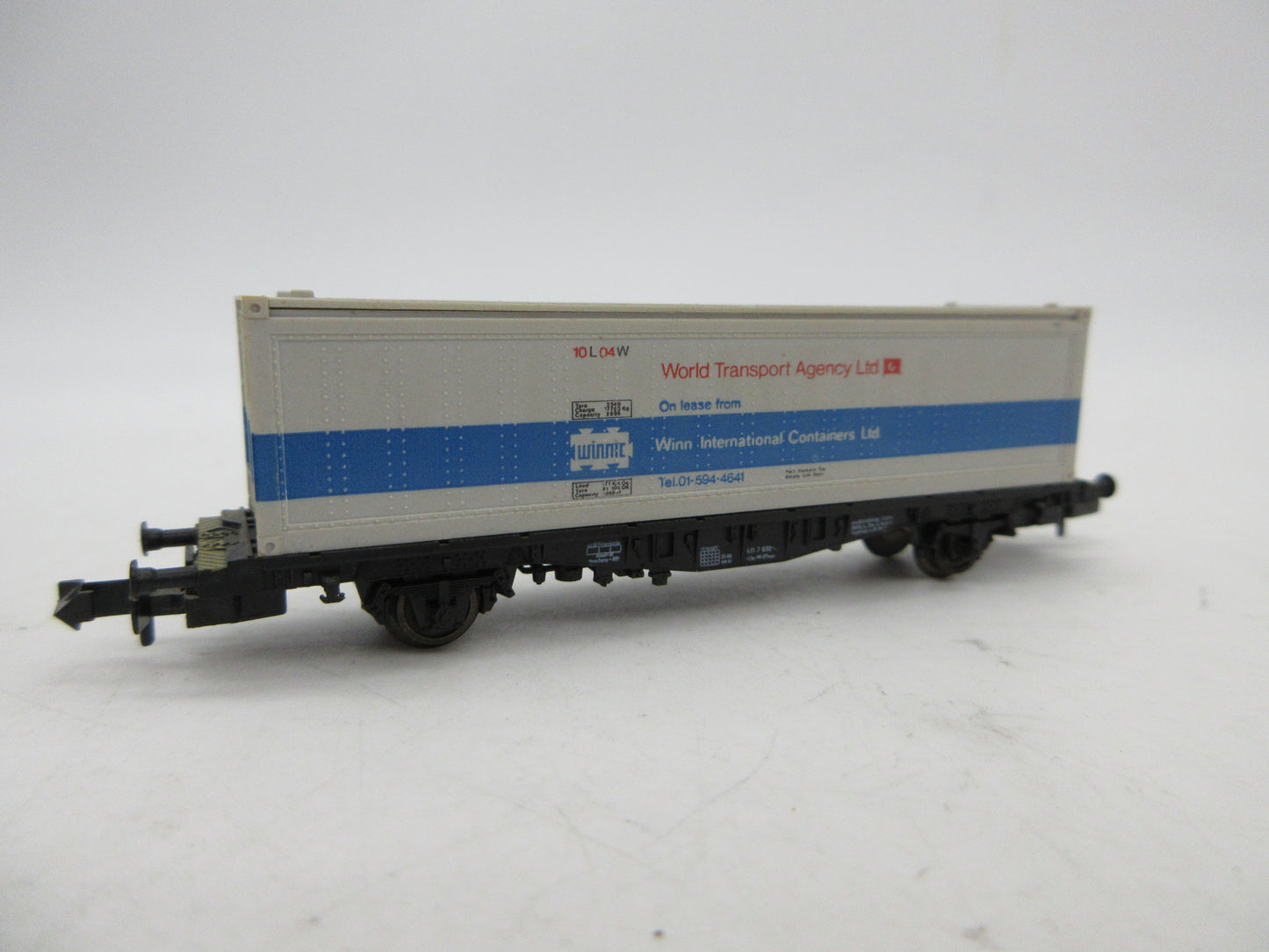 Fleischmann N - 8242 - Containerwagen van de DB