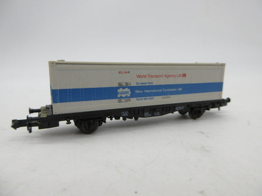 Fleischmann N - 8242 - Containerwagen van de DB