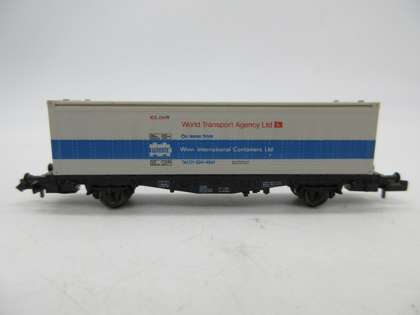 Fleischmann N - 8242 - Containerwagen van de DB