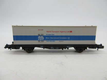 Fleischmann N - 8242 - Containerwagen van de DB