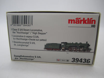 Märklin H0 - 39436 - Stoomloc met tender, S 3/6 van de K.Bay.St.B. - MFX+/Sound