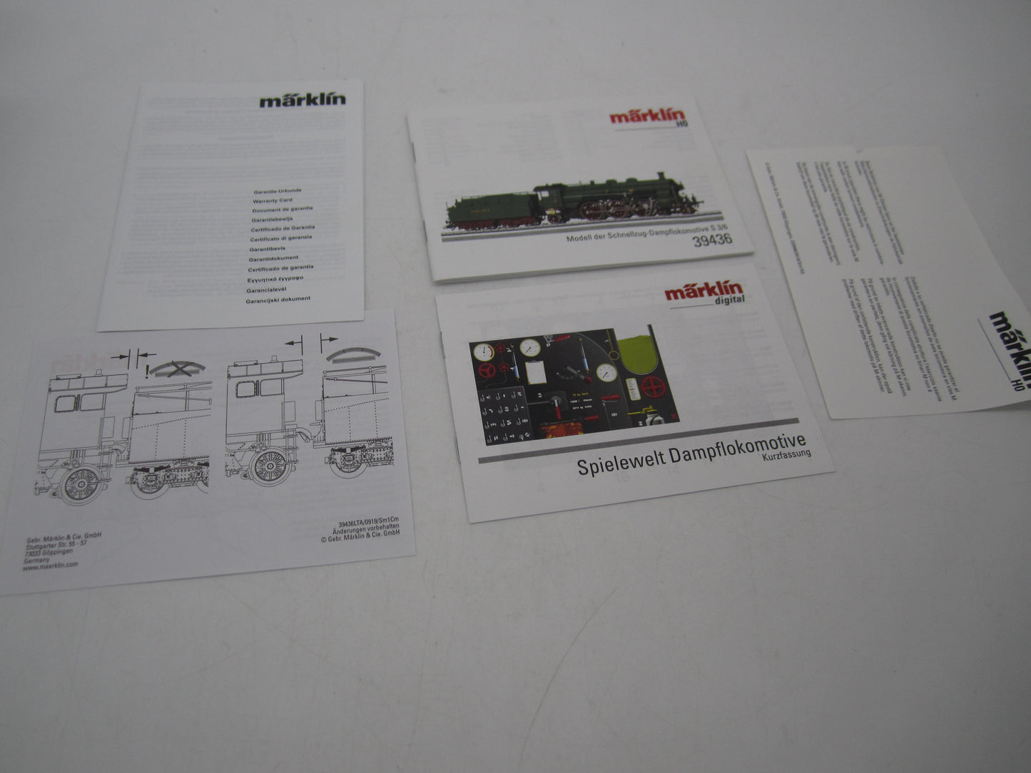 Märklin H0 - 39436 - Stoomloc met tender, S 3/6 van de K.Bay.St.B. - MFX+/Sound