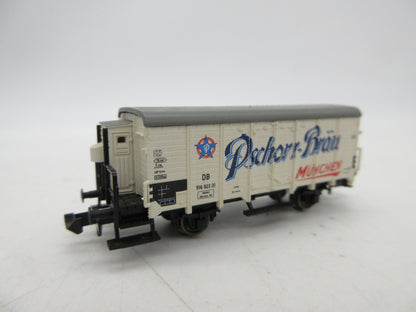 Fleischmann N - 8350 K - Koelwagen met remmershuis "Pschorr-Bräu" van de DB