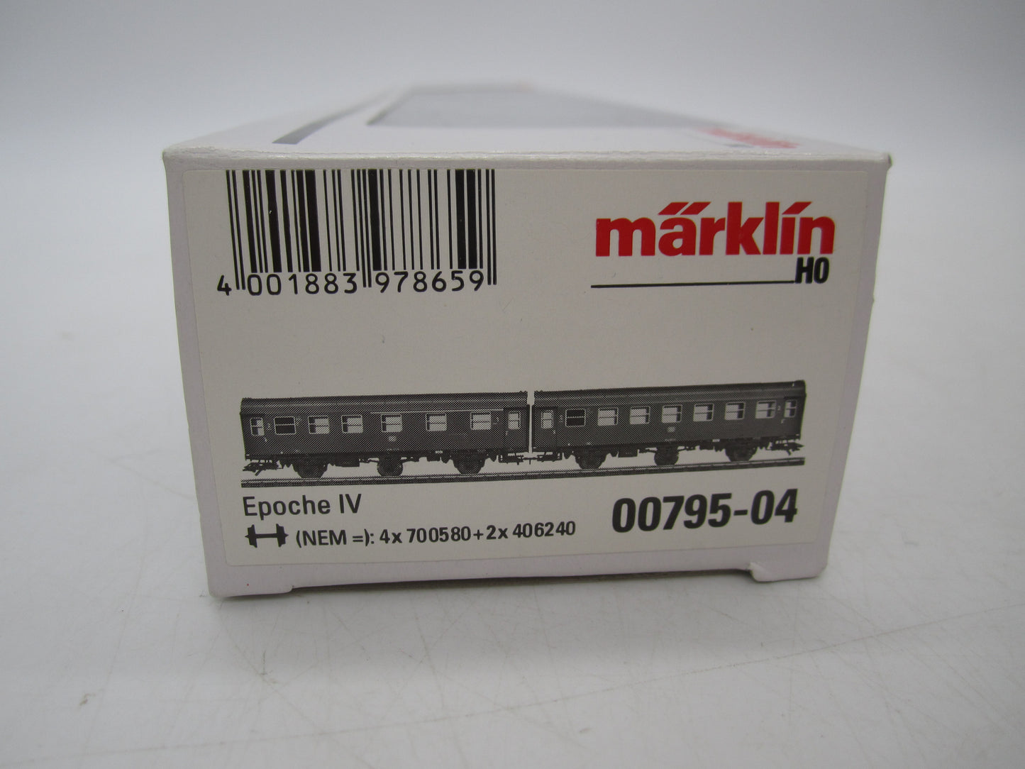 Märklin H0 - 00795-04 - Dubbelsetje Umbauwagen 2e klas/1e klas van de DB