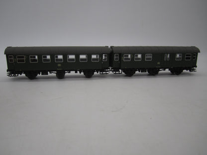 Märklin H0 - 00795-11 - Dubbelsetje Umbauwagen 2e klas met bagagedeel van de DB