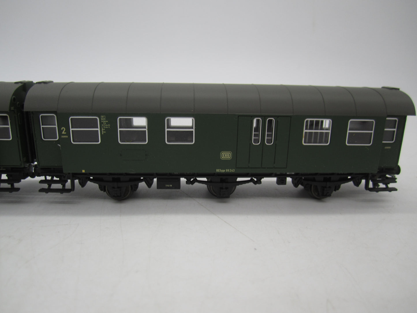 Märklin H0 - 00795-11 - Dubbelsetje Umbauwagen 2e klas met bagagedeel van de DB