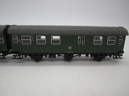 Märklin H0 - 00795-11 - Dubbelsetje Umbauwagen 2e klas met bagagedeel van de DB