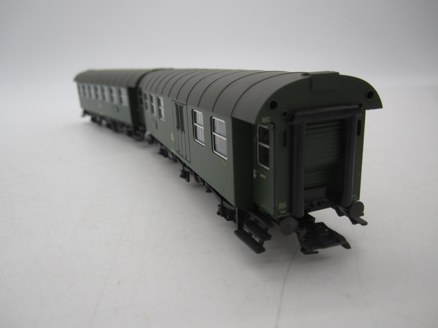 Märklin H0 - 00795-11 - Dubbelsetje Umbauwagen 2e klas met bagagedeel van de DB
