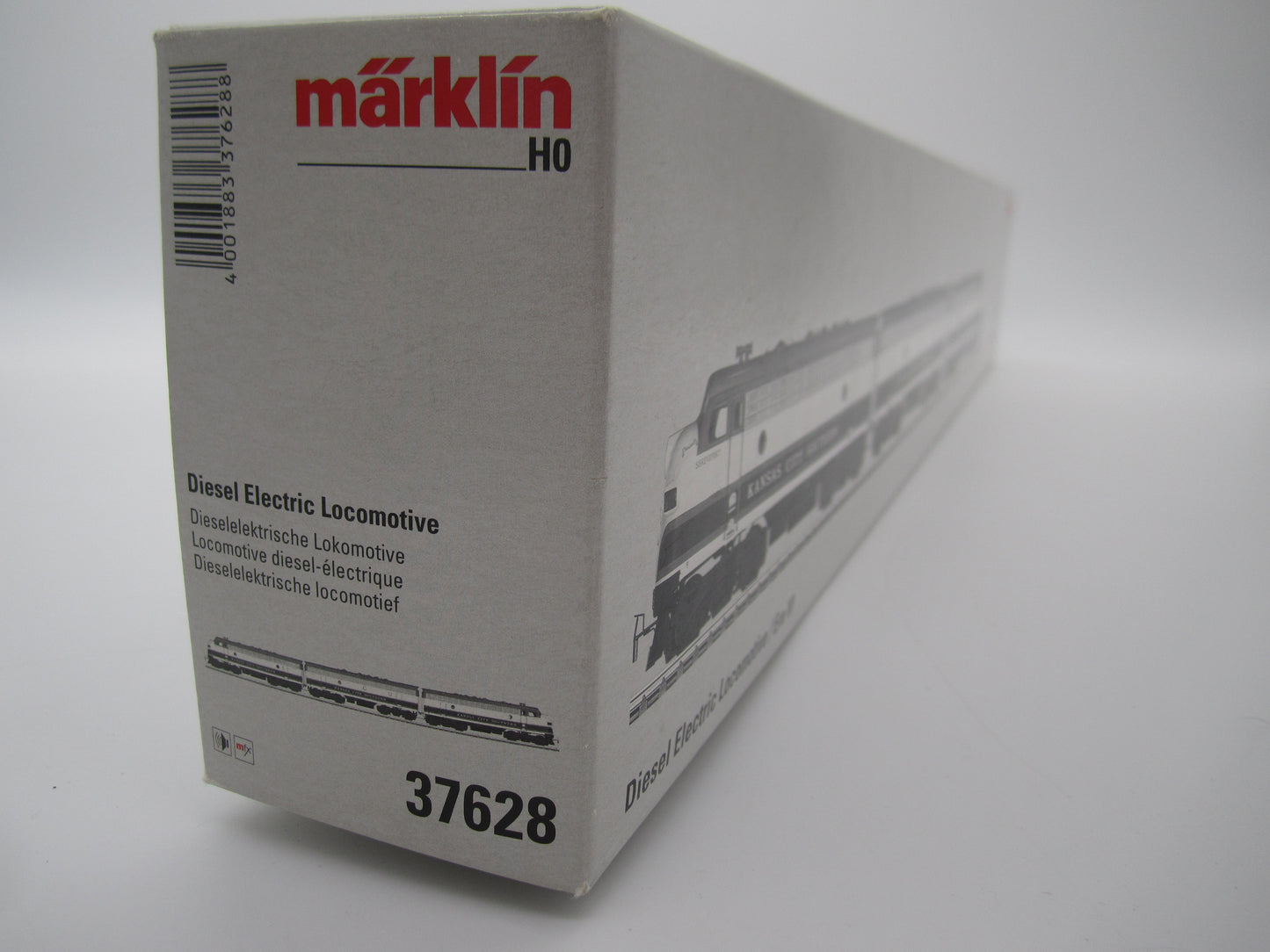 Märklin H0 - 37628 - Dieselloc, 3-delige F-7 van de Kansas City Southern - MFX Digitaal/Sound