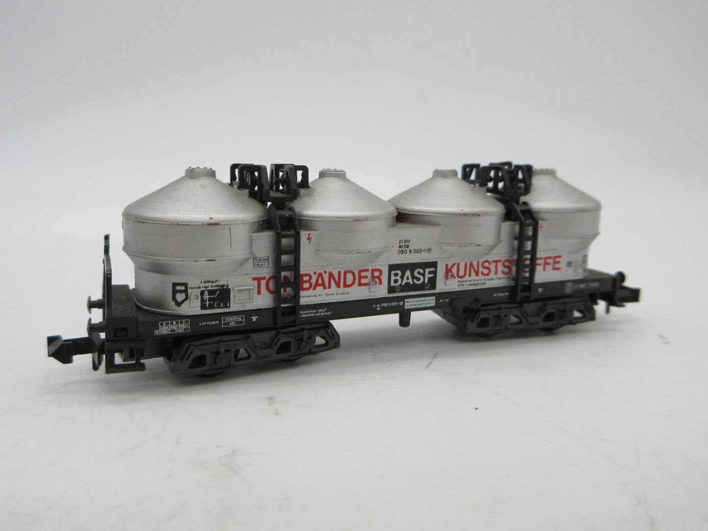Minitrix N - 51 3586 00 - Silowagen "Tonbänder Kunststoffe" van de DB