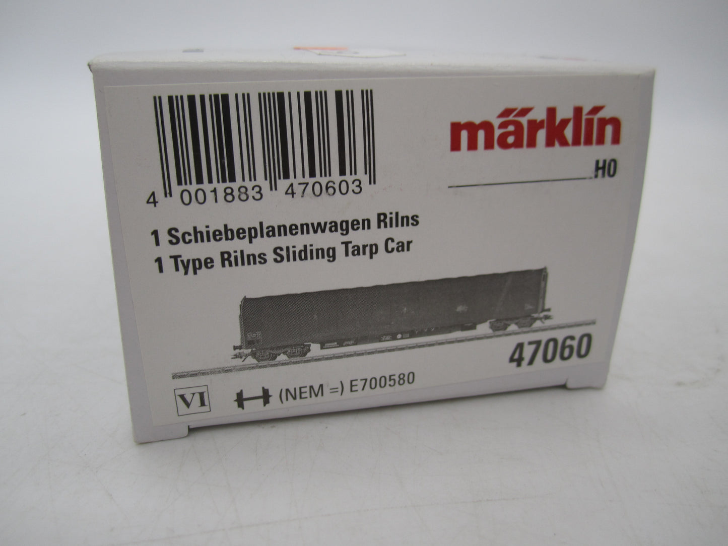 Märklin H0 - 47060 - 4-assige Schuifhuifwagen type Rilns van de SBB