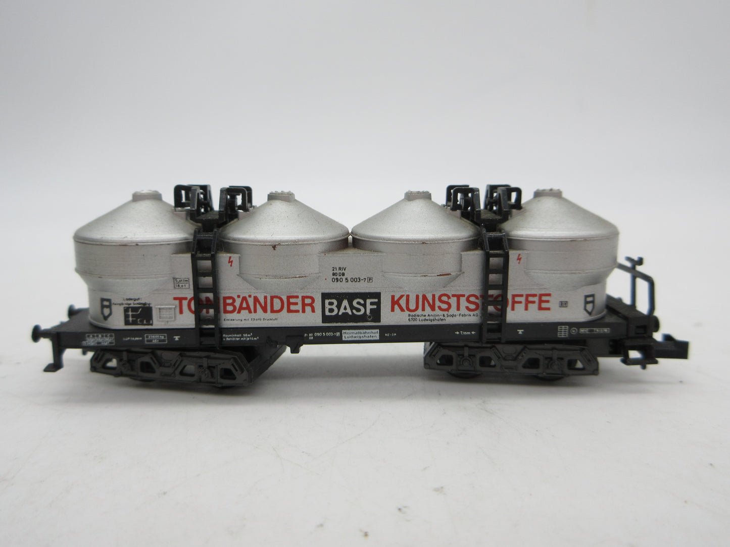 Minitrix N - 51 3586 00 - Silowagen "Tonbänder Kunststoffe" van de DB