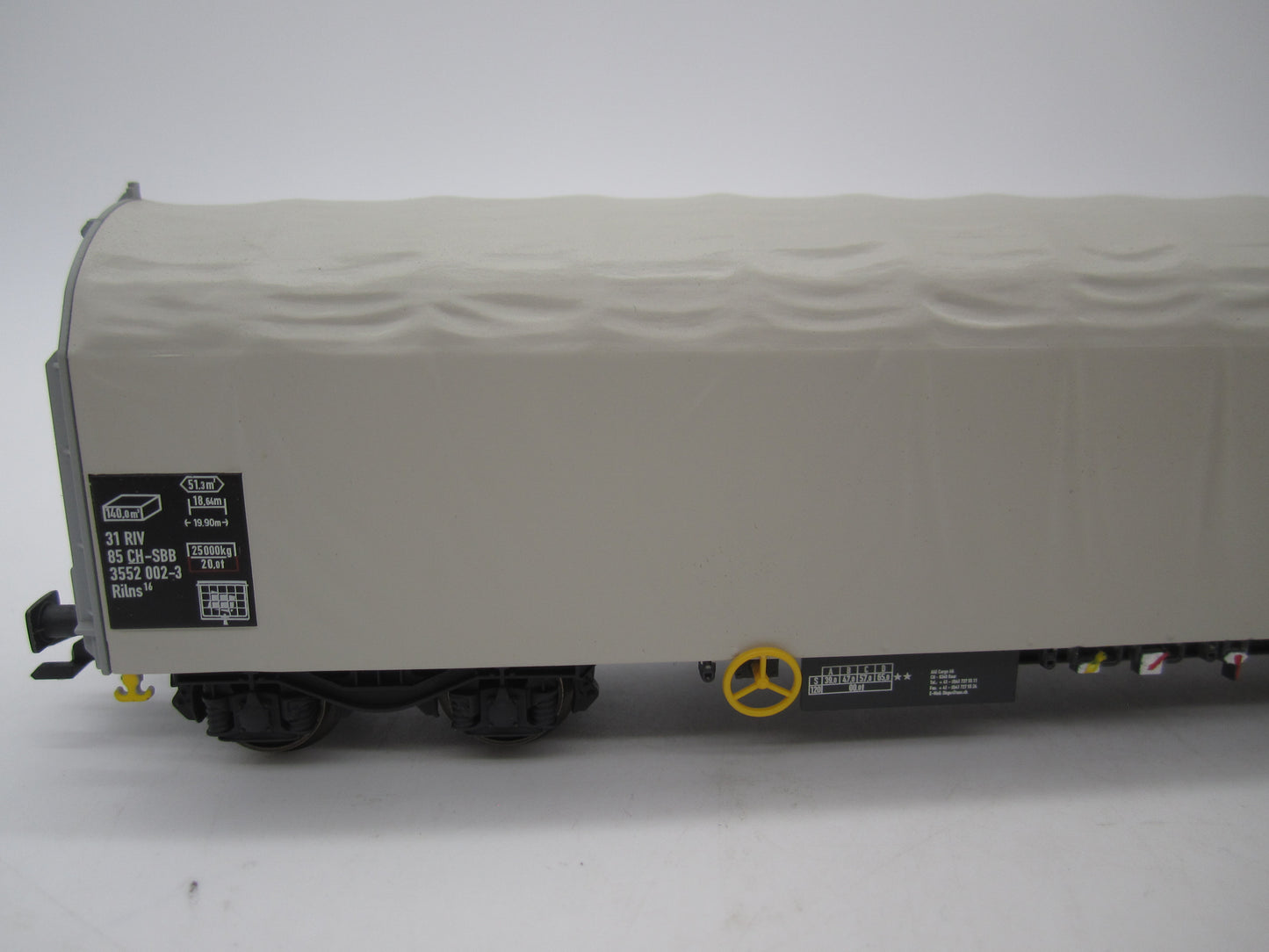 Märklin H0 - 47061 - 4-assige Schuifhuifwagen type Rilns van de SBB