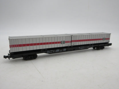 Roco N - 4-assige containerwagon van de DB