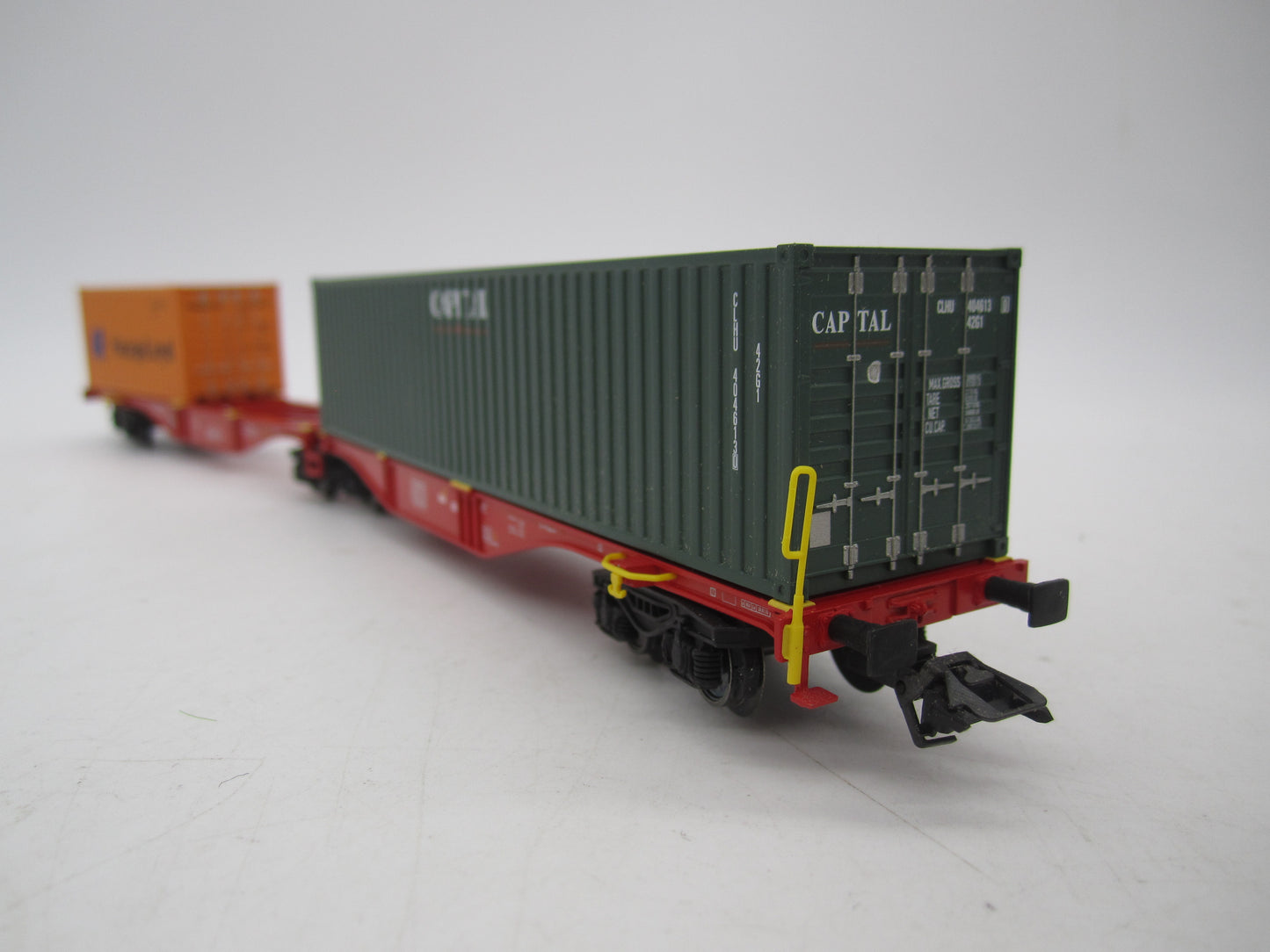 Märklin H0 - 47801 - Dubbele containerwagen Sggrss 80 "Hapag-Lloyd" en "Capital" van de DB