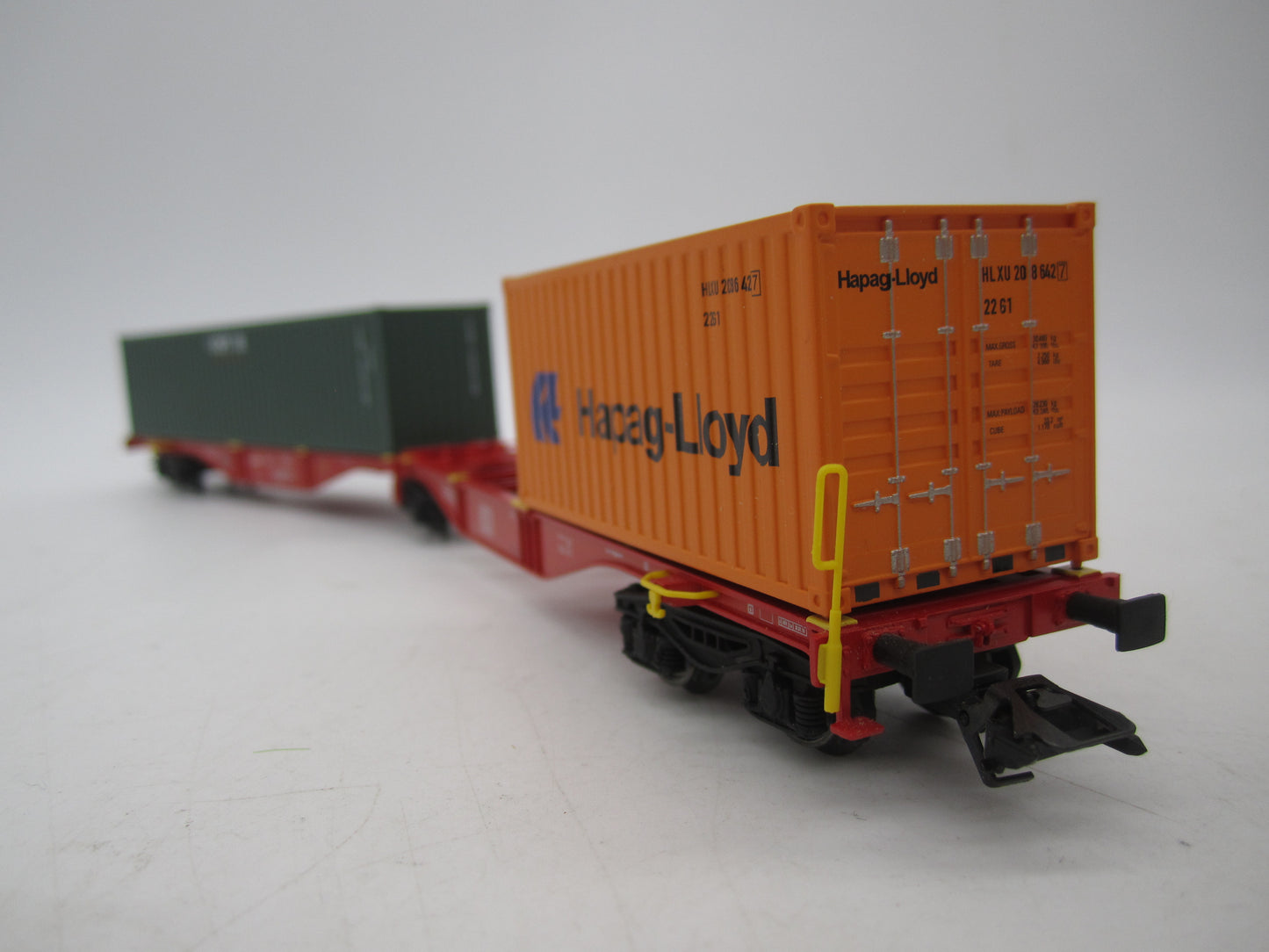 Märklin H0 - 47801 - Dubbele containerwagen Sggrss 80 "Hapag-Lloyd" en "Capital" van de DB