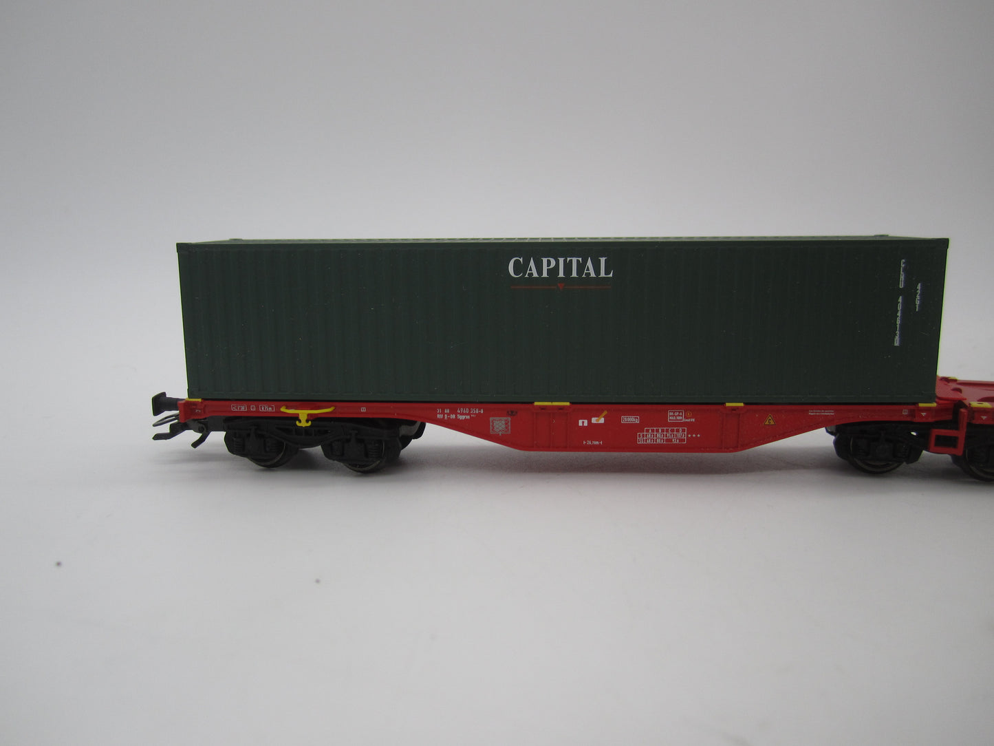 Märklin H0 - 47801 - Dubbele containerwagen Sggrss 80 "Hapag-Lloyd" en "Capital" van de DB