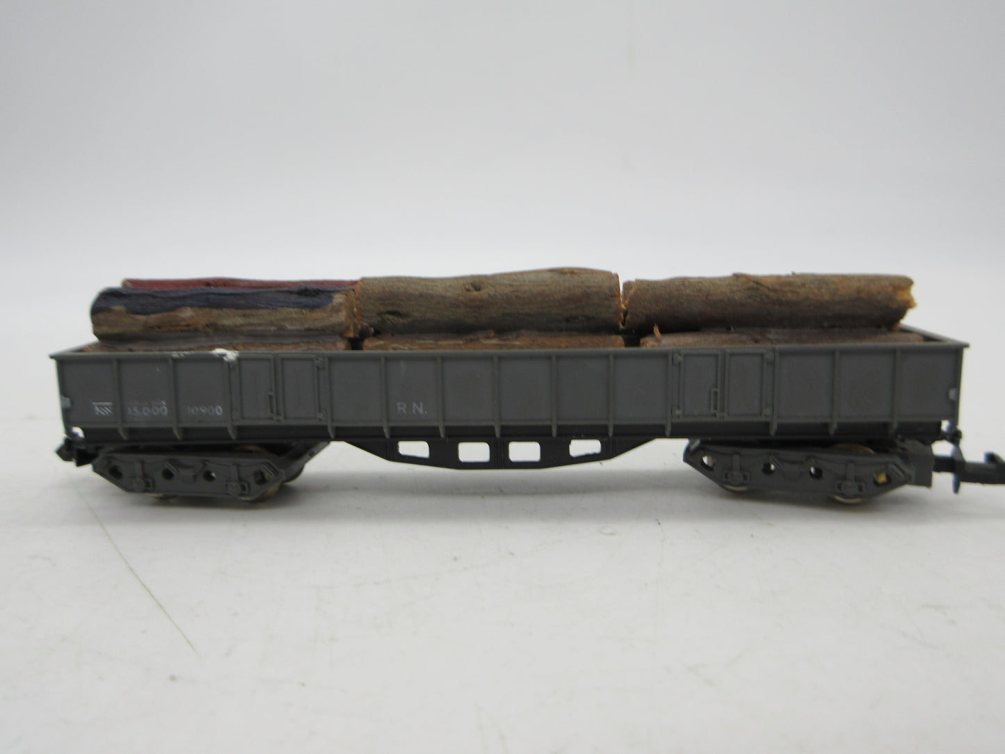 Ibertren N - 416 - 4-assige hogeboordwagen met houtlading van de RENFE