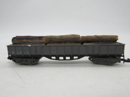 Ibertren N - 416 - 4-assige hogeboordwagen met houtlading van de RENFE