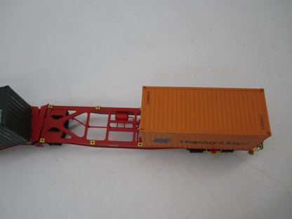 Märklin H0 - 47801 - Dubbele containerwagen Sggrss 80 "Hapag-Lloyd" en "Capital" van de DB