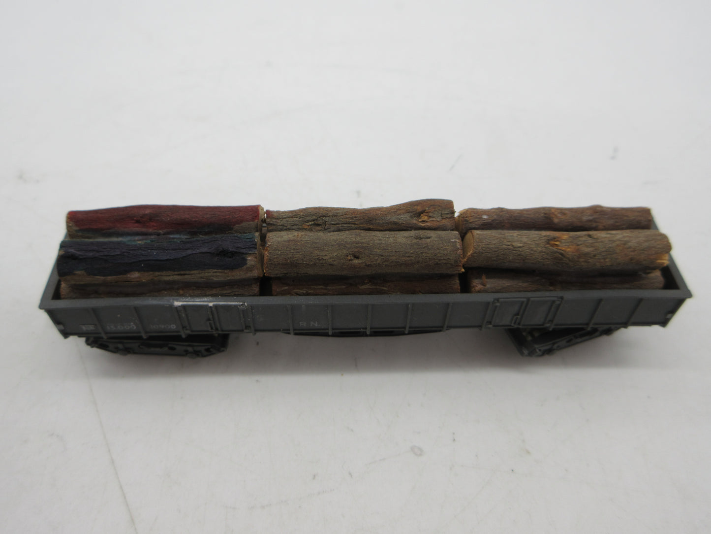 Ibertren N - 416 - 4-assige hogeboordwagen met houtlading van de RENFE