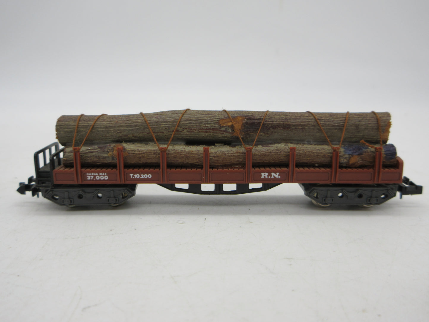 Ibertren N - 416 - 4-assige rongenwagen met houtlading van de RENFE