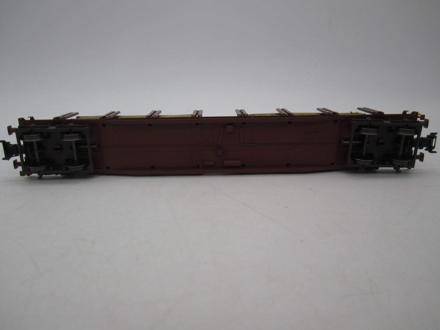 Märklin H0 - 47146 - 3-delige set van 4-assige rongenwagen, met houtlading van de DB