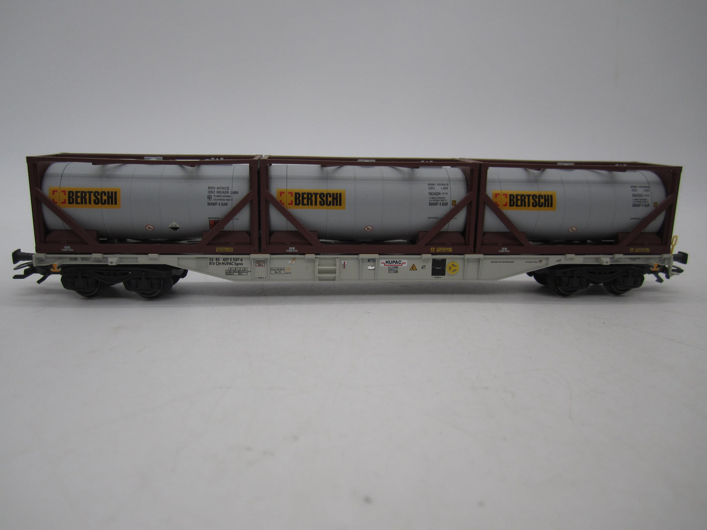 Märklin H0 - 47097 - Containerwagen Sgnss "Bertsch" van Hupac