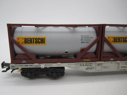 Märklin H0 - 47097 - Containerwagen Sgnss "Bertsch" van Hupac