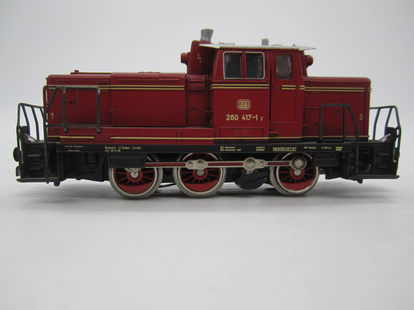 Märklin H0 - 3065 - Dieselloc, BR 260 van de DB met telexkoppeling - Digitaal