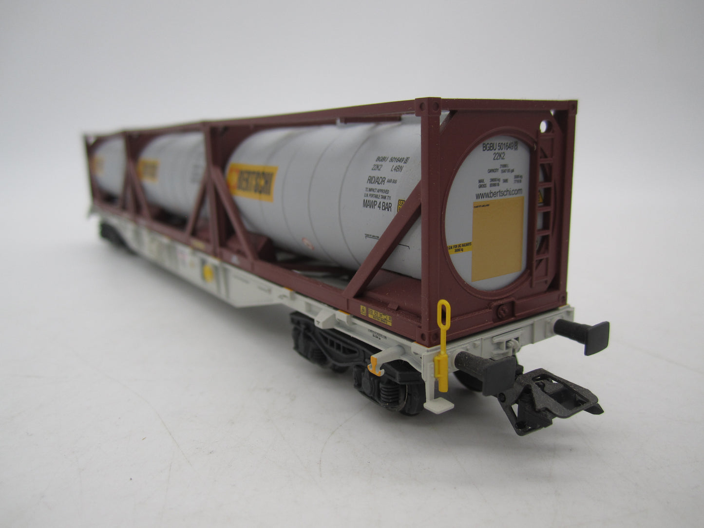 Märklin H0 - 47097 - Containerwagen Sgnss "Bertsch" van Hupac
