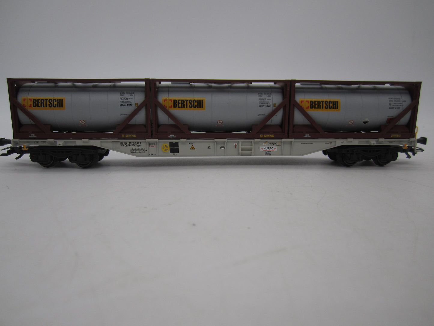 Märklin H0 - 47097 - Containerwagen Sgnss "Bertsch" van Hupac