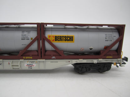 Märklin H0 - 47097 - Containerwagen Sgnss "Bertsch" van Hupac
