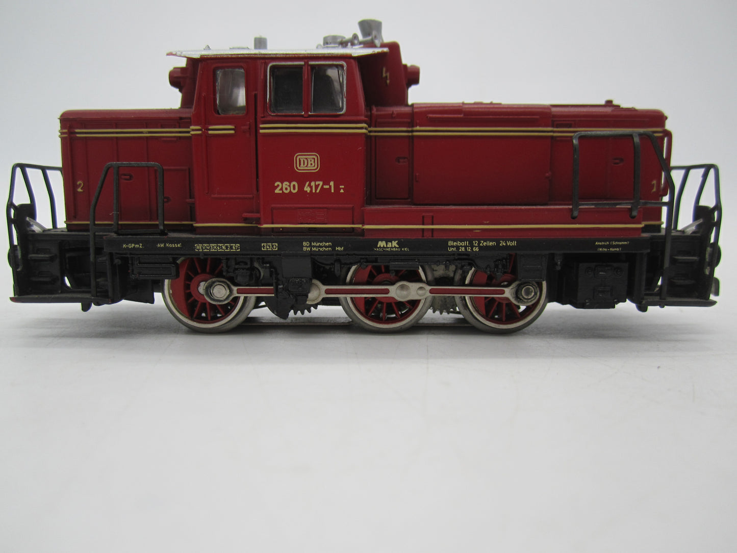 Märklin H0 - 3065 - Dieselloc, BR 260 van de DB met telexkoppeling - Digitaal