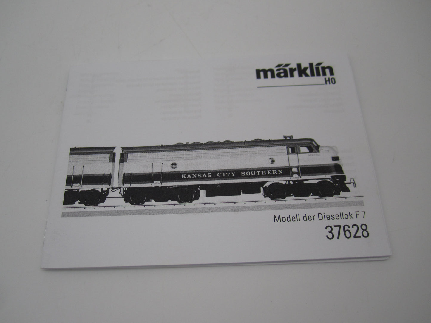 Märklin H0 - 37628 - Dieselloc, 3-delige F-7 van de Kansas City Southern - MFX Digitaal/Sound