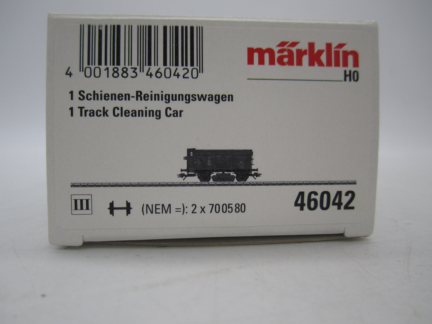 Märklin H0 - 46042 - Kleppenwagen, reinigingswagen van de DB