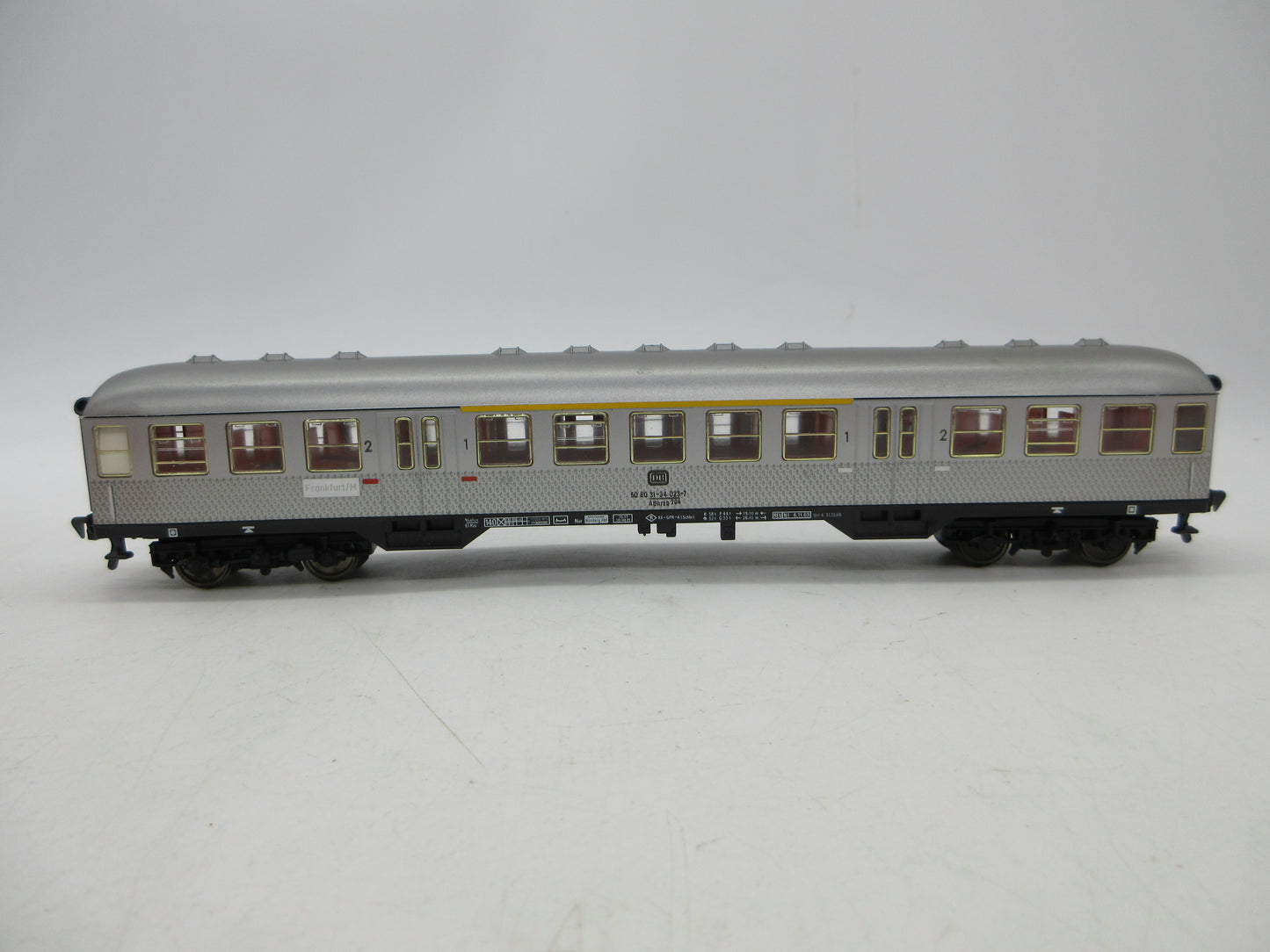 Fleischmann H0 - 5121 - Personenwagen 1e/2e klas "Silberlinge" van de DB, met interieurverlichting