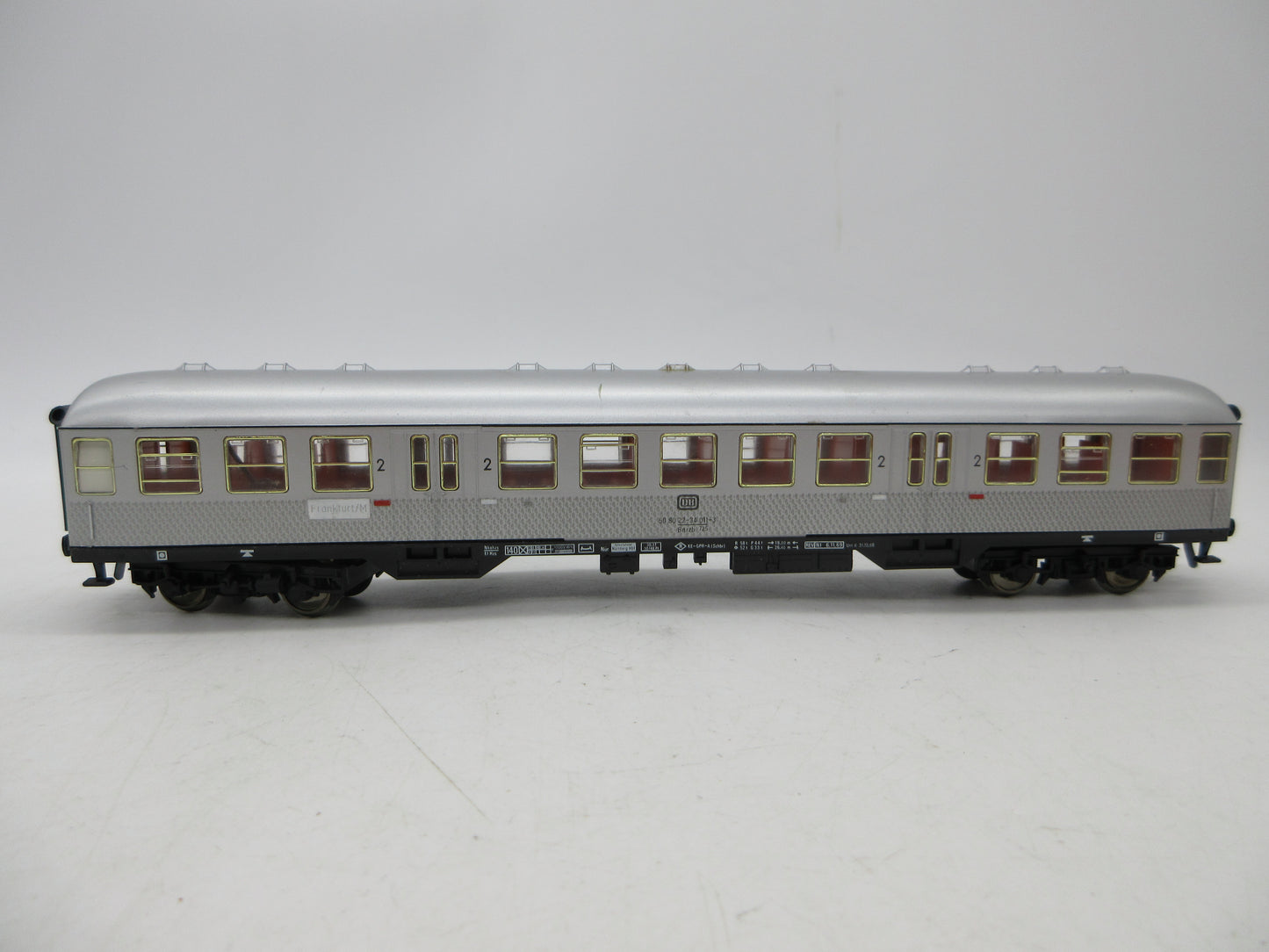 Fleischmann H0 - 5122 - Rijtuig 2e klas "Silberlinge" van de DB, met interieurverlichting
