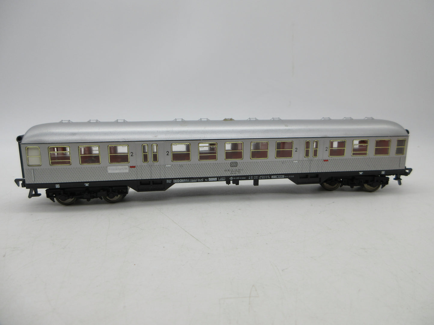 Fleischmann H0 - 5122 - Rijtuig 2e klas "Silberlinge" van de DB, met interieurverlichting