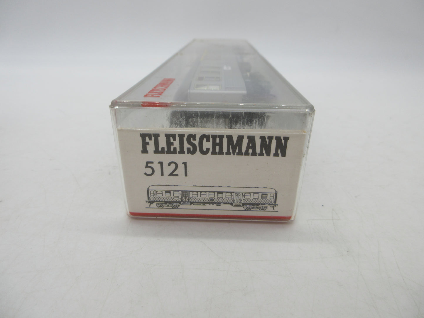 Fleischmann H0 - 5121 - Personenwagen 1e/2e klas "Silberlinge" van de DB, met verlichting