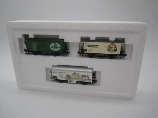 Märklin H0 - PMS 62-23 (929)- 3-delige wagenset "Deutche postbrauereien" van de DB