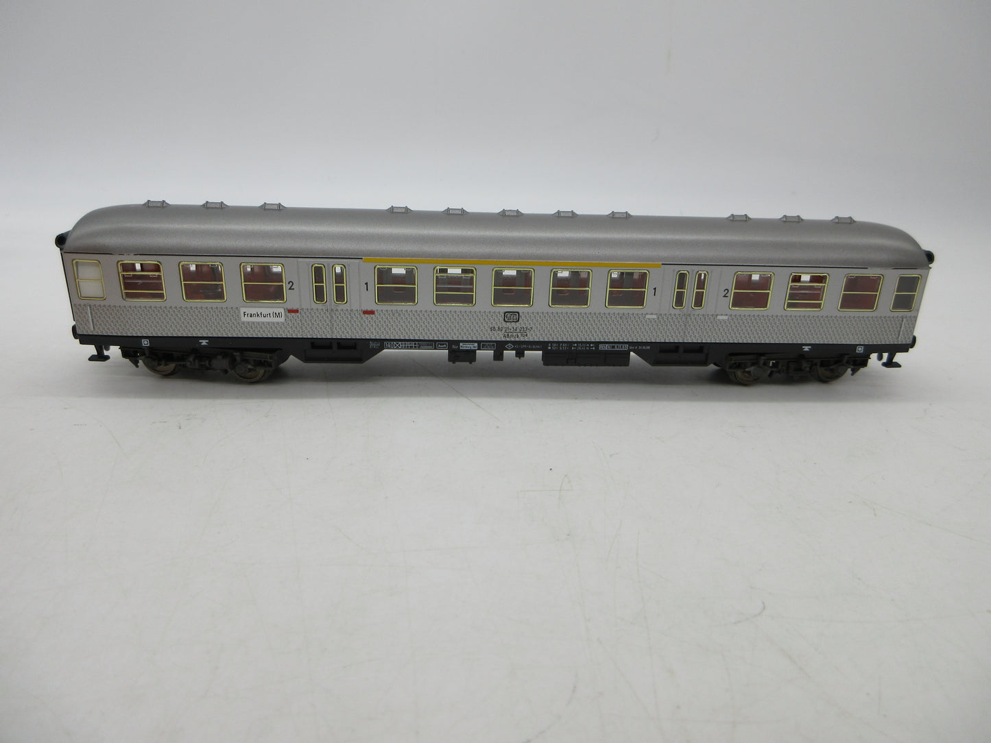 Fleischmann H0 - 5121 - Personenwagen 1e/2e klas "Silberlinge" van de DB, met verlichting