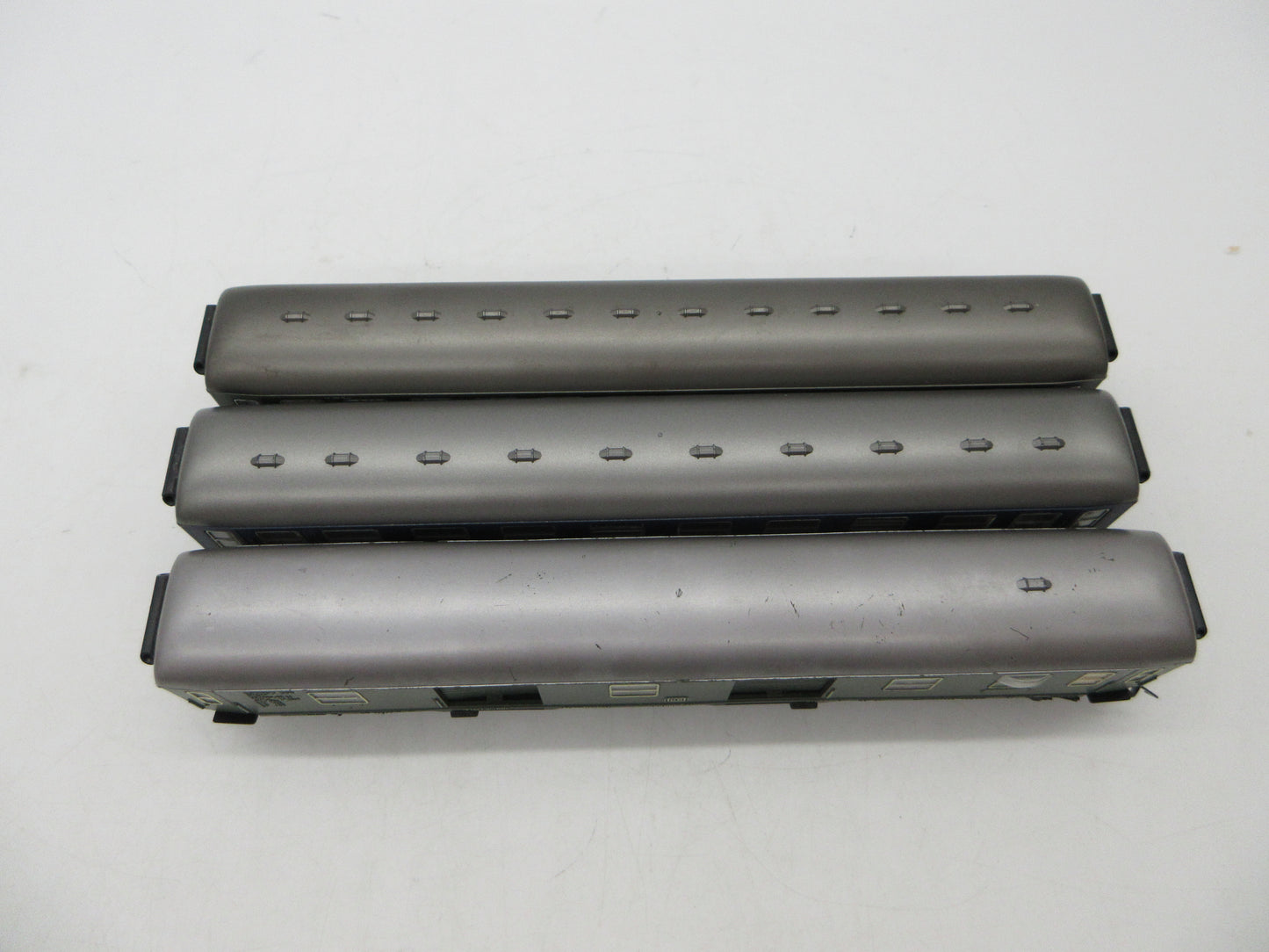 Fleischmann H0 - 1501/1502/1504 - Rijtuig 2e klas, 1e klas en bagagerijtuig van de DB, met interieurverlichting